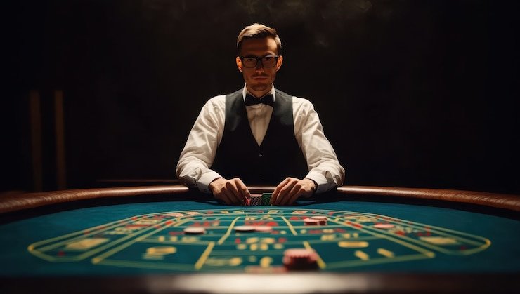 Antarmuka aplikasi mobile bandartaruhan dengan menu taruhan sepak bola dan permainan casino